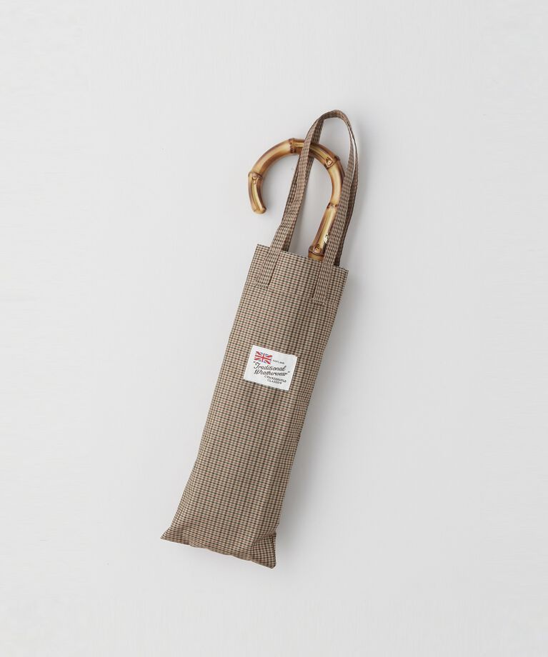 Traditional Weatherwear「【軽量】FOLDING BAMBOO MINI」|傘|ｶﾞﾝｸﾗﾌﾞﾁｪｯｸ