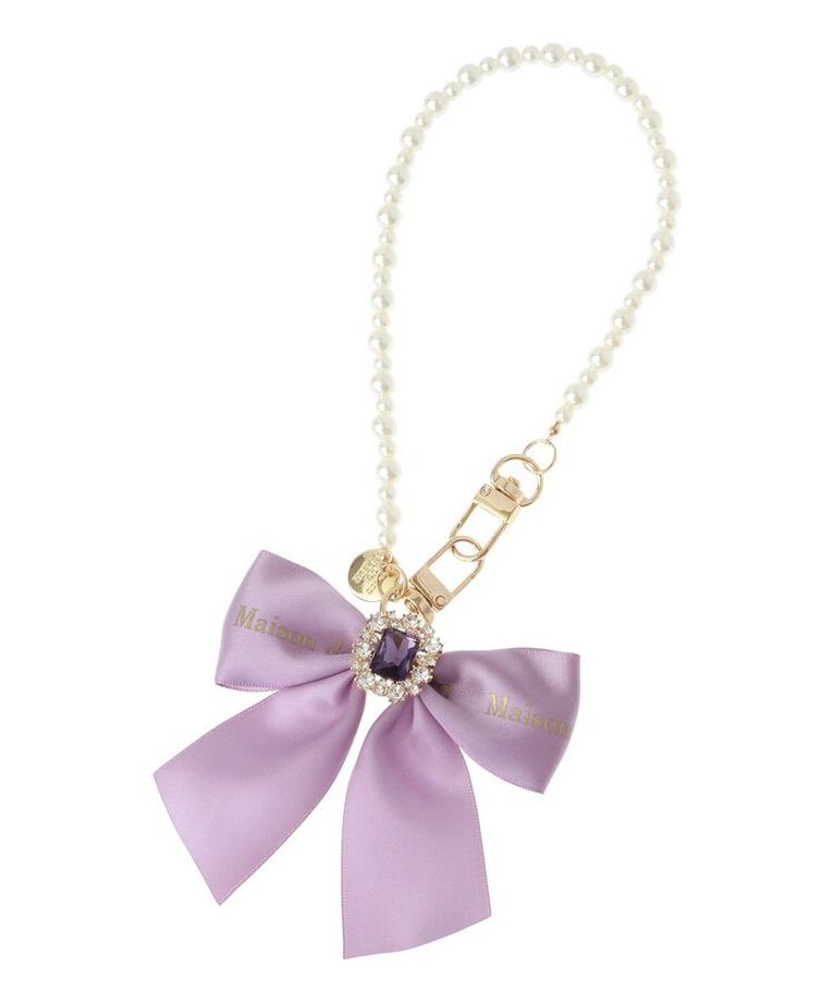Maison de FLEUR「EC限定ビジューリボンパールストラップ」|その他|