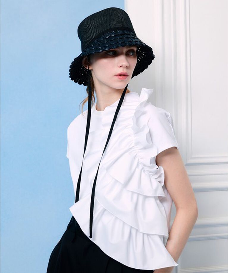 LOULOU WILLOUGHBY「【LOULOU WILLOUGHBY】ギャザーレイヤーＴシャツ」|その他|