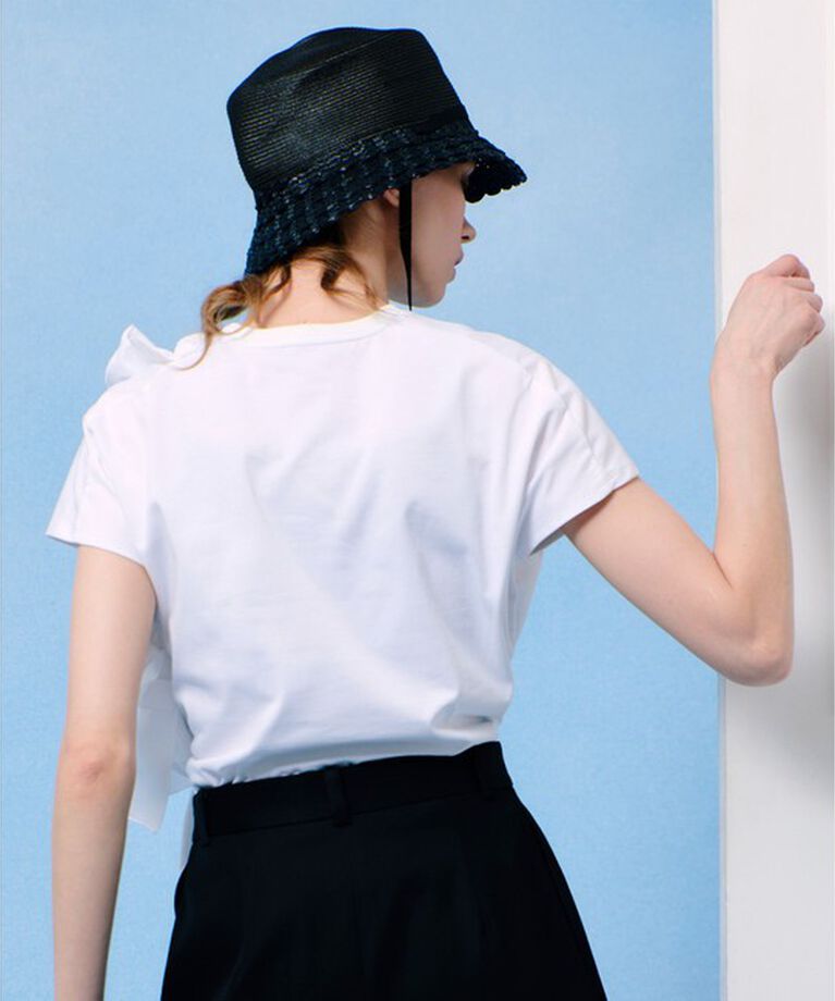 LOULOU WILLOUGHBY「【LOULOU WILLOUGHBY】ギャザーレイヤーＴシャツ」|その他|