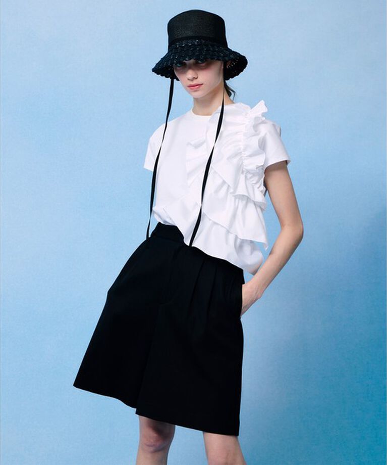 LOULOU WILLOUGHBY「【LOULOU WILLOUGHBY】ギャザーレイヤーＴシャツ」|その他|