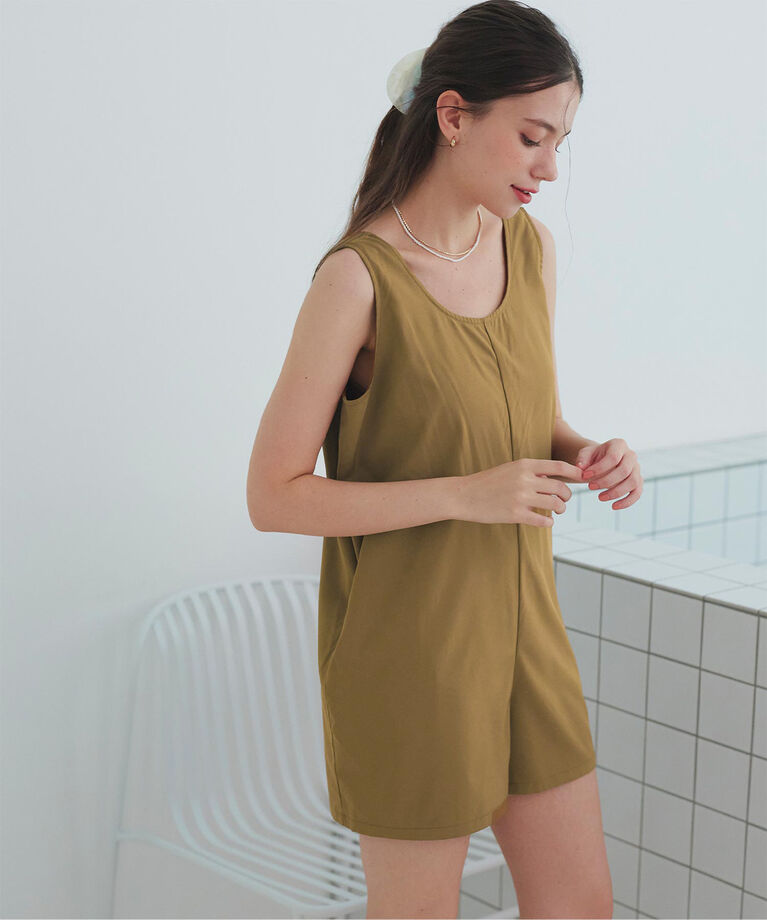 SEA DRESS「シンプルタンクトップオールインワン/水着」|コンビネゾン|