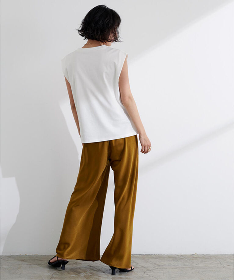 ur's「汗染み防止ショルダータックトップス」|Tシャツ・カットソー|