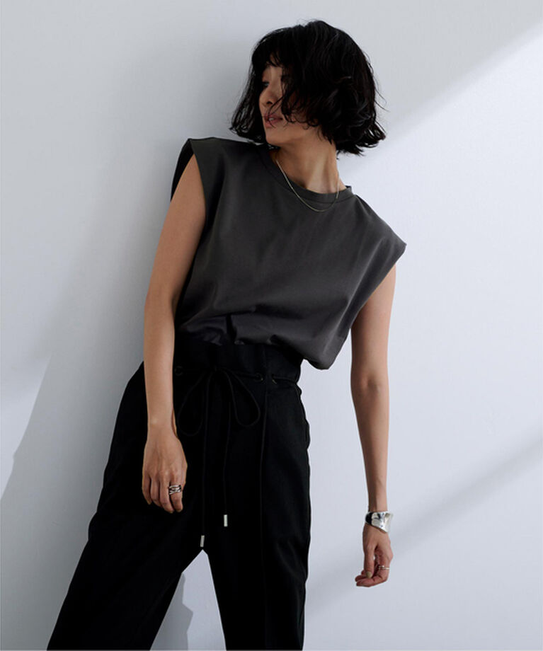 ur's「汗染み防止ショルダータックトップス」|Tシャツ・カットソー|