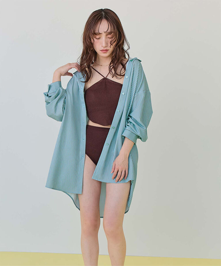 SEA DRESS「ビッグシルエットシャツ/ラッシュガード」|ビキニトップス|