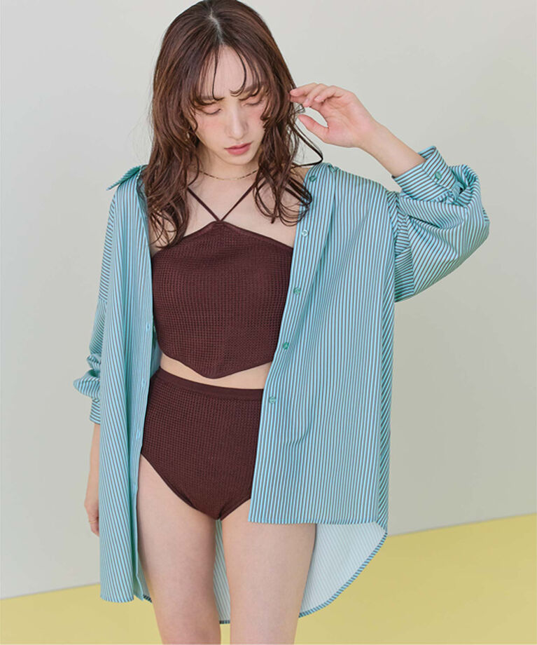 SEA DRESS「ビッグシルエットシャツ/ラッシュガード」|ビキニトップス|