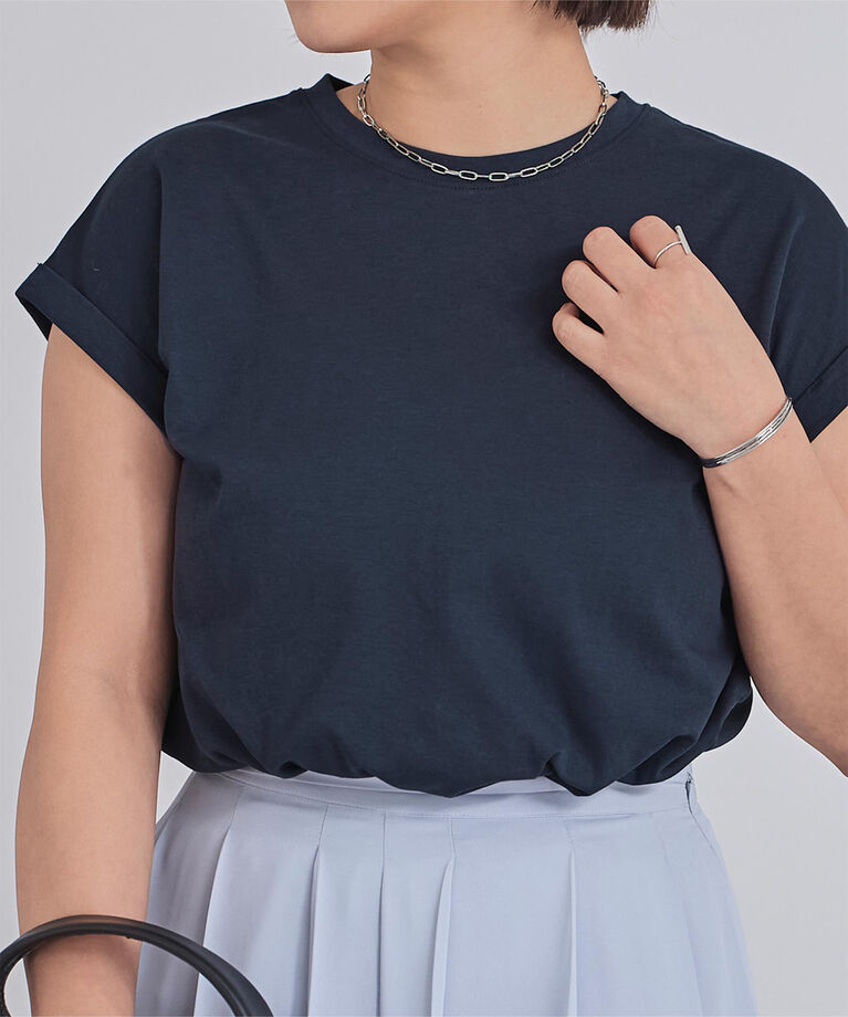 ur's「汗染み防止ダブルカフスTシャツ」|Tシャツ・カットソー|
