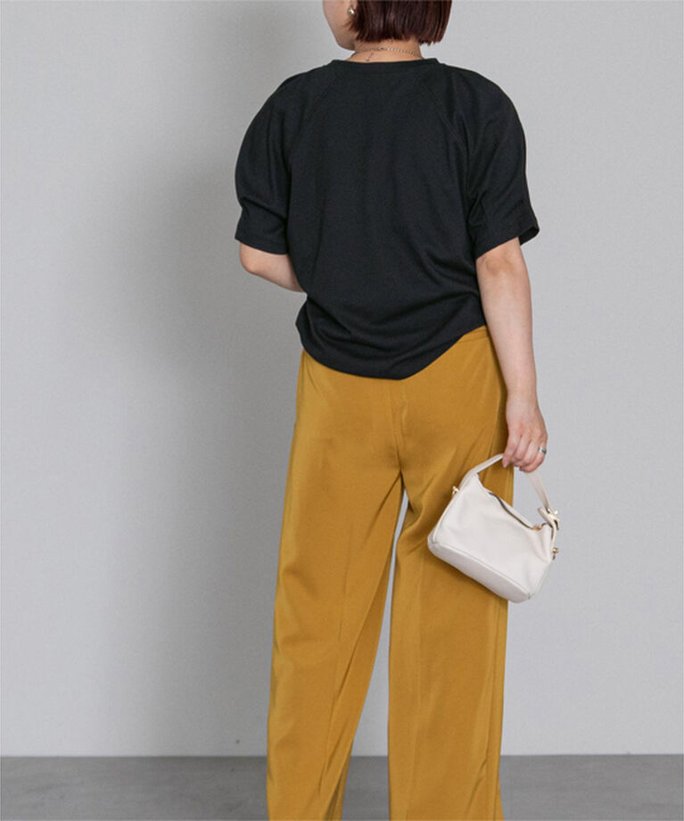 ur's「汗染み防止タックボリュームスリーブTシャツ」|Tシャツ・カットソー|