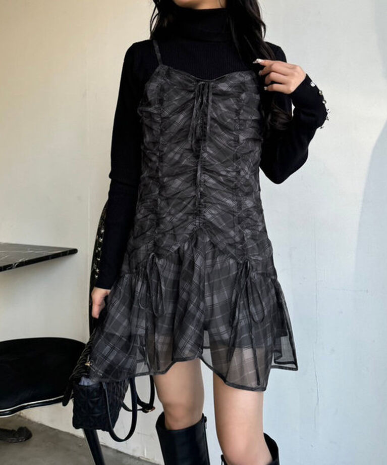  「【人気につき新色登場！】ドロストキャミチュニック」|ワンピース|