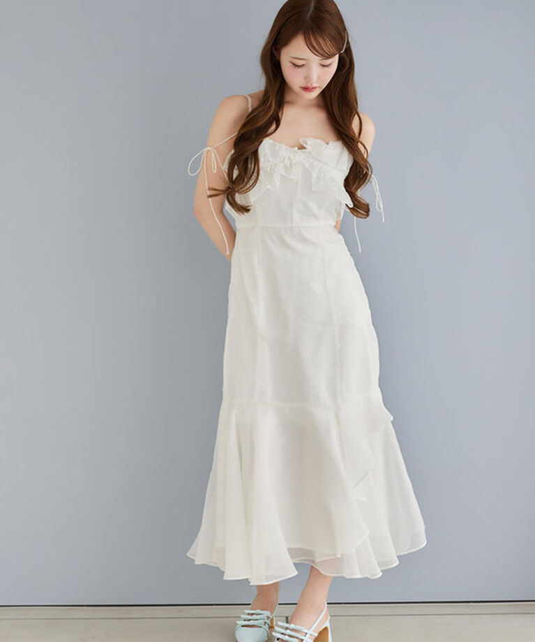 「【Dreamy collection】フリルキャミワンピース」|ワンピース|