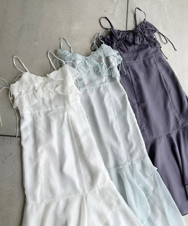  「【Dreamy collection】フリルキャミワンピース」|ワンピース|