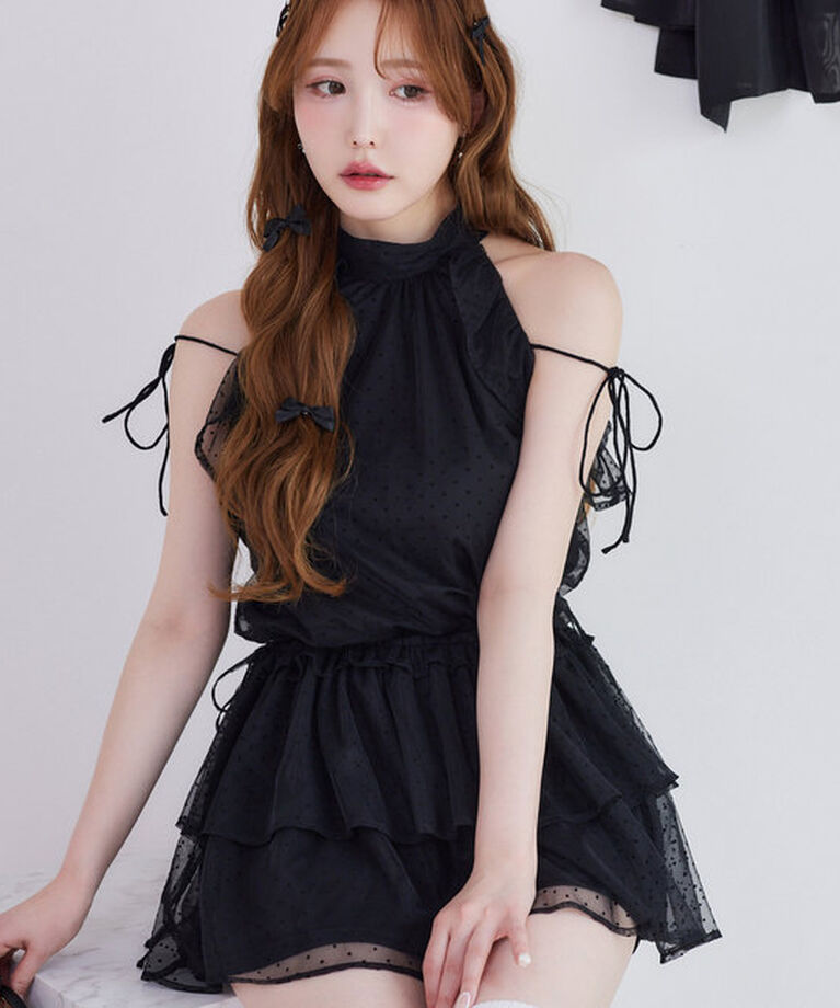  「【Black collection】アメスリミニワンピース」|ワンピース|