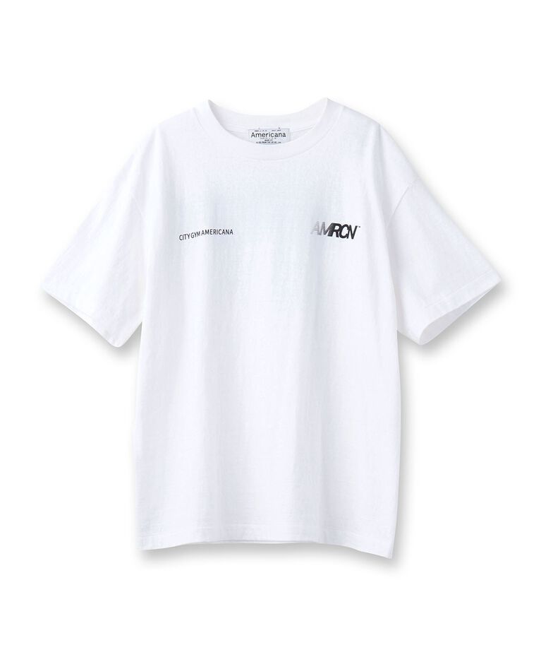DRESSTERIOR「Americana（アメリカーナ） AMRCN ロゴTシャツ」|Tシャツ・カットソー|ホワイト(001)