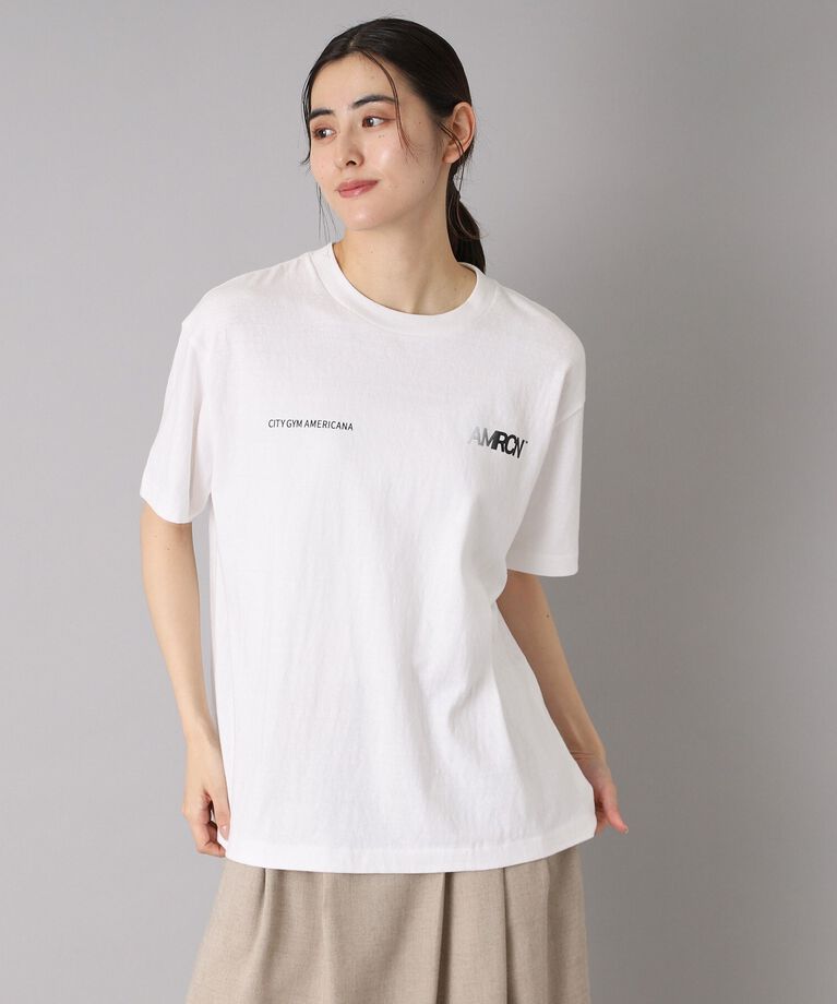 DRESSTERIOR「Americana（アメリカーナ） AMRCN ロゴTシャツ」|Tシャツ・カットソー|