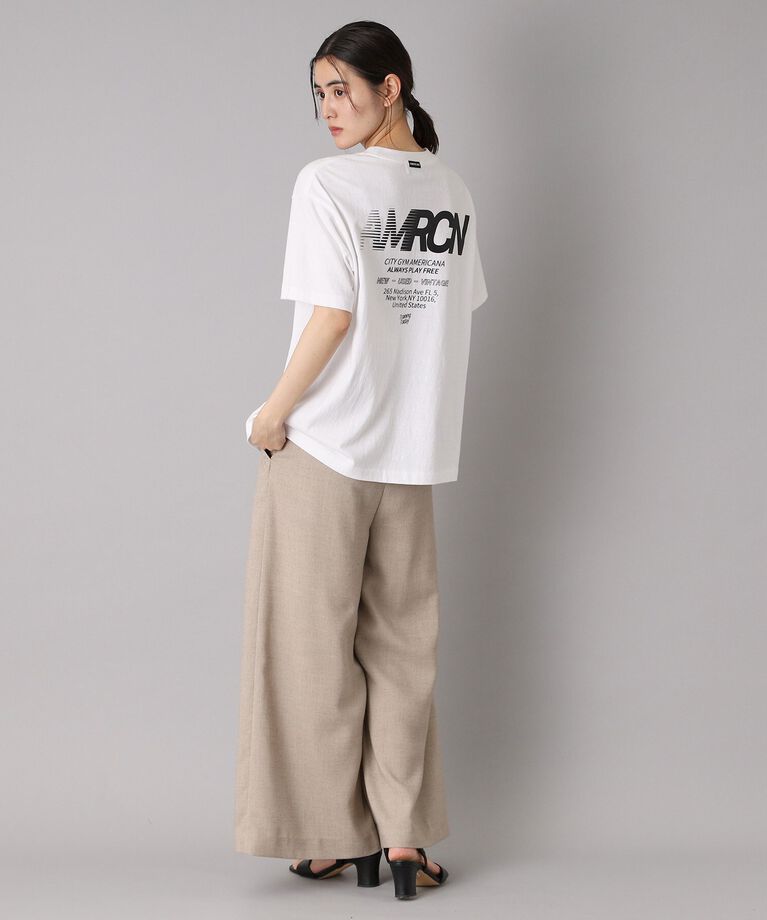 DRESSTERIOR「Americana（アメリカーナ） AMRCN ロゴTシャツ」|Tシャツ・カットソー|