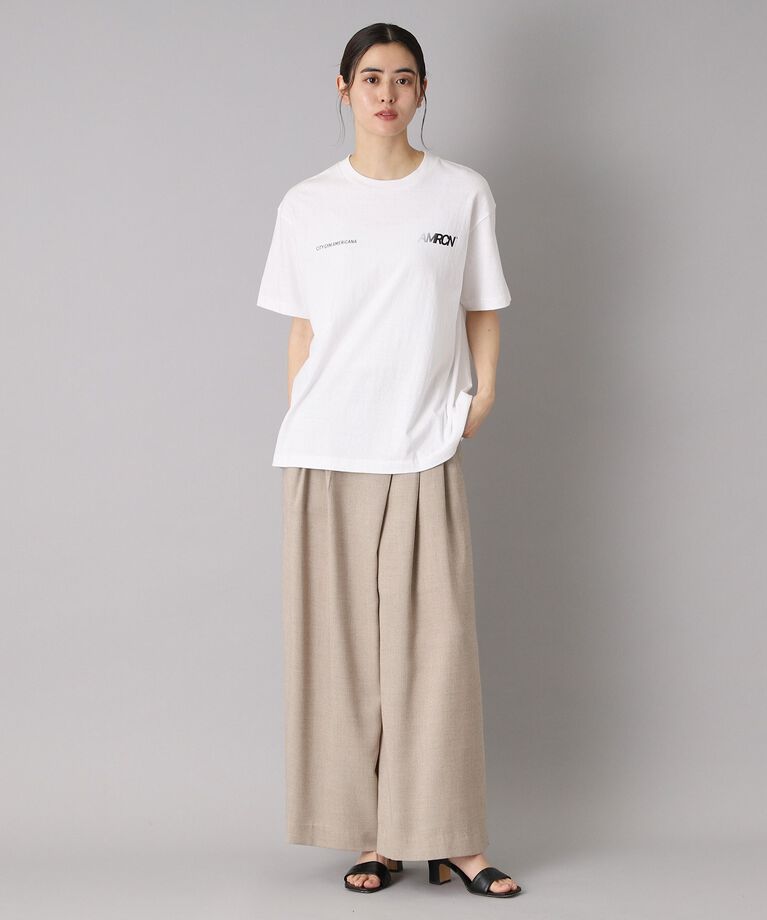 DRESSTERIOR「Americana（アメリカーナ） AMRCN ロゴTシャツ」|Tシャツ・カットソー|