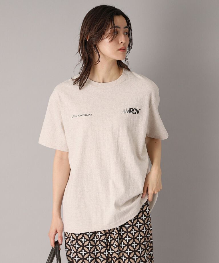 DRESSTERIOR「Americana（アメリカーナ） AMRCN ロゴTシャツ」|Tシャツ・カットソー|