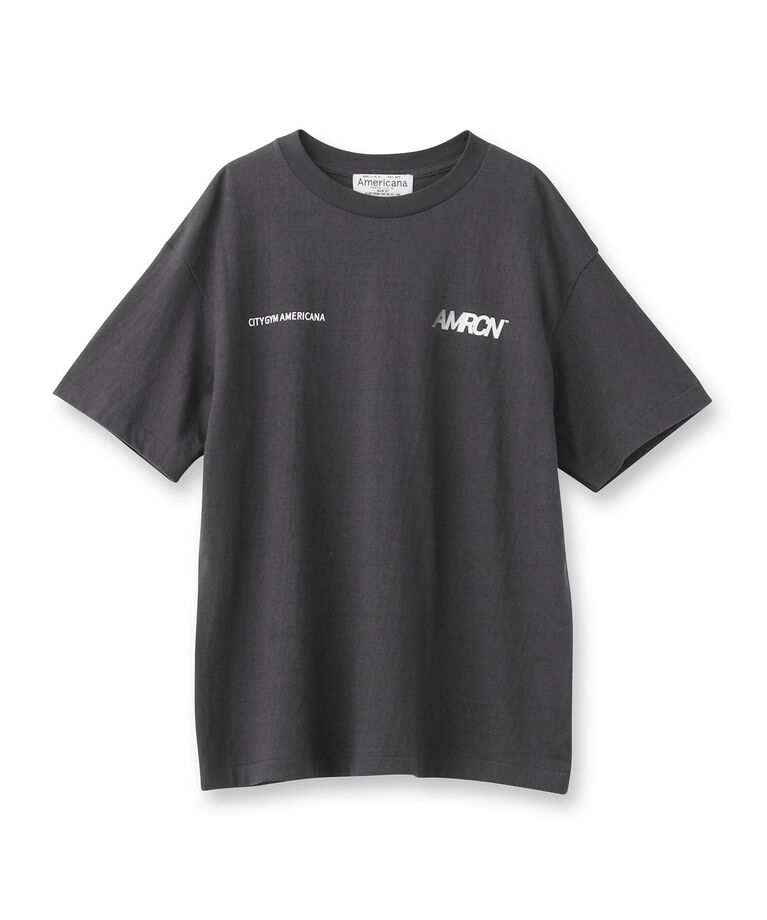DRESSTERIOR「Americana（アメリカーナ） AMRCN ロゴTシャツ」|Tシャツ・カットソー|ブラック(019)