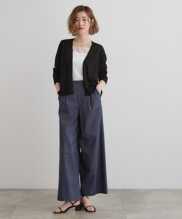 grove「【接触冷感/UVカットetc】夏に嬉しい機能付き！ベーシックショートカーディガン」|カーディガン|