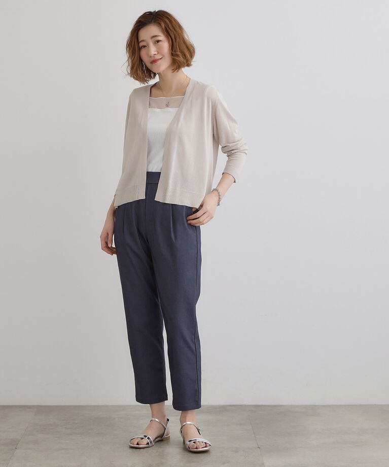grove「【接触冷感/UVカットetc】夏に嬉しい機能付き！ベーシックショートカーディガン」|カーディガン|