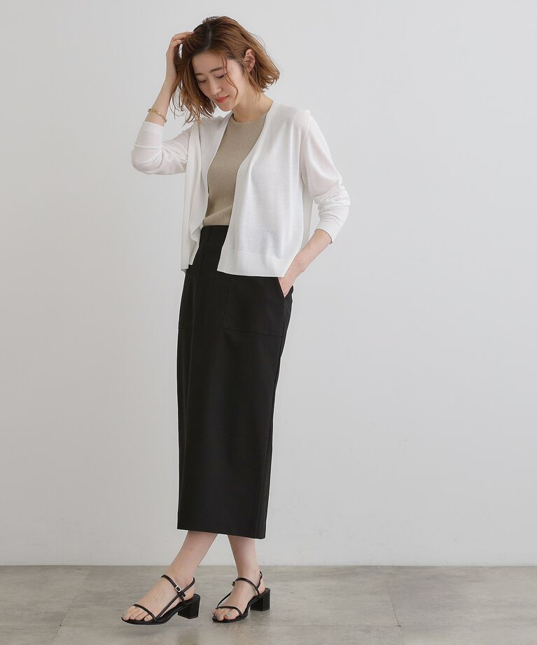 grove「【接触冷感/UVカットetc】夏に嬉しい機能付き！ベーシックショートカーディガン」|カーディガン|