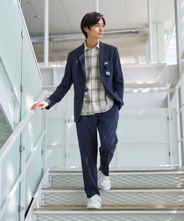 TAKEO KIKUCHI「【LIMITED】コンフォータブル セットアップ /ジャケット＆パンツ」|テーラードジャケット|