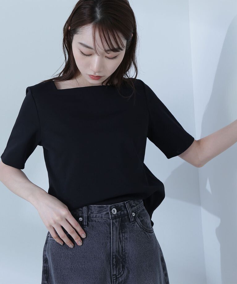  「ベーシックTシャツシリーズ スクエアネック」|Tシャツ・カットソー|