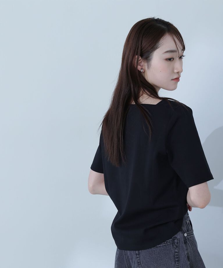  「ベーシックTシャツシリーズ スクエアネック」|Tシャツ・カットソー|