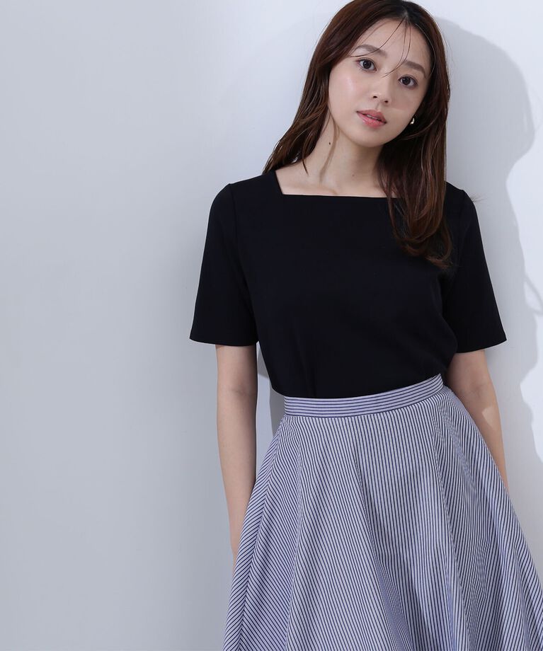  「ベーシックTシャツシリーズ スクエアネック」|Tシャツ・カットソー|