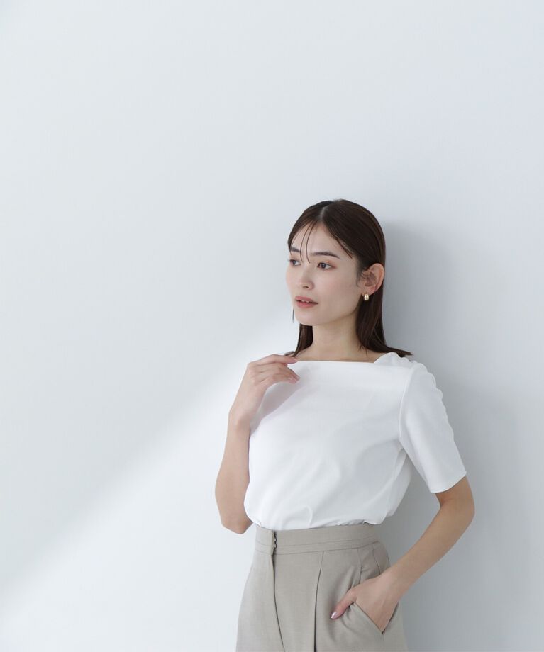  「ベーシックTシャツシリーズ スクエアネック」|Tシャツ・カットソー|