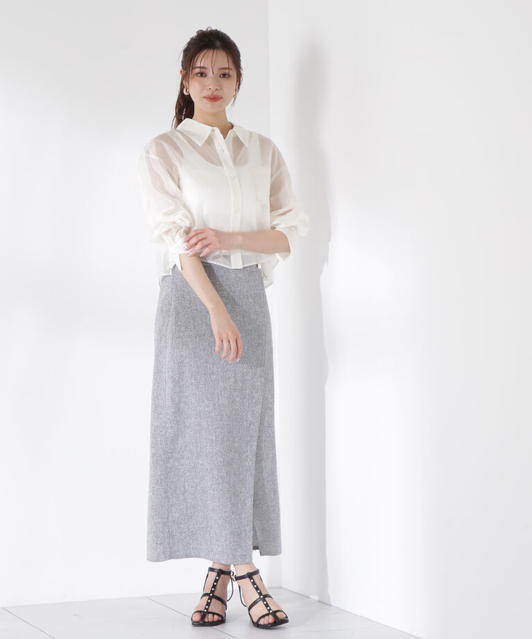 PROPORTION BODY DRESSING「シアーシャツ」|シャツ・ブラウス|