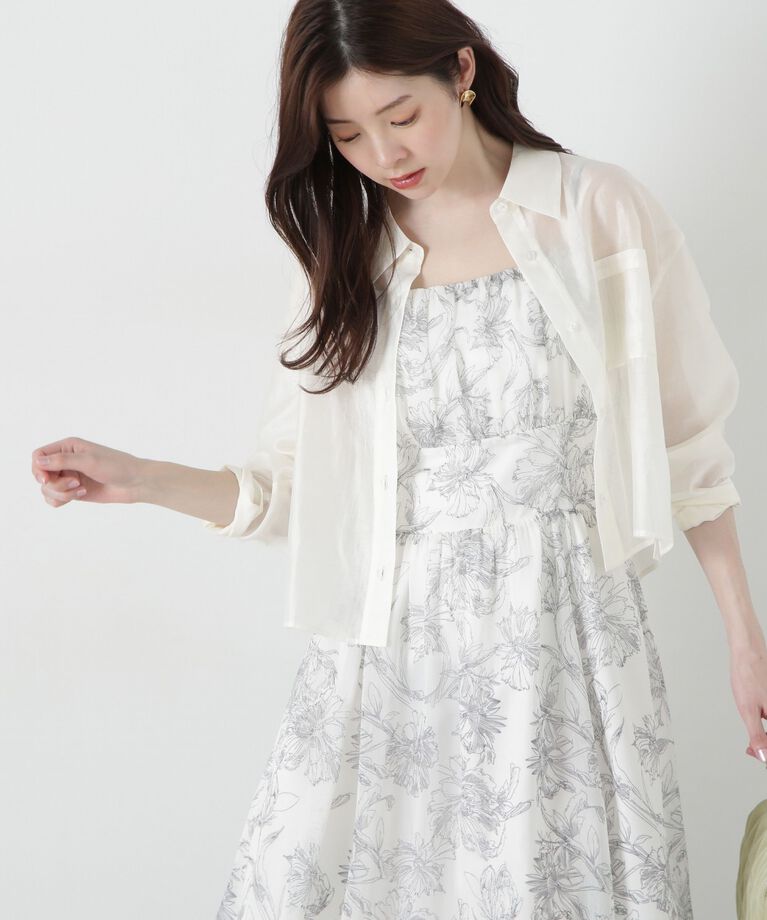 PROPORTION BODY DRESSING「シアーシャツ」|シャツ・ブラウス|