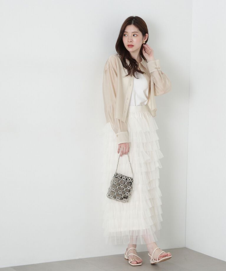 PROPORTION BODY DRESSING「シアーシャツ」|シャツ・ブラウス|