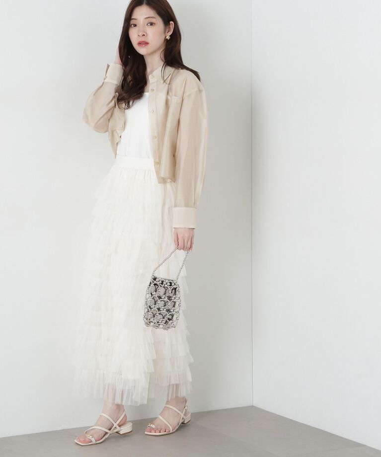 PROPORTION BODY DRESSING「シアーシャツ」|シャツ・ブラウス|