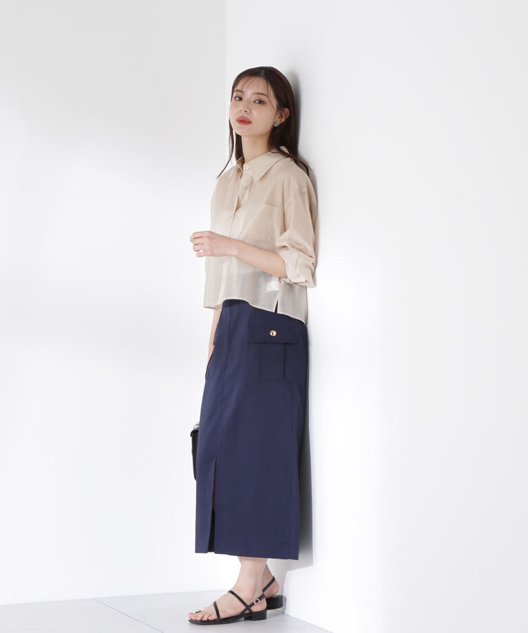 PROPORTION BODY DRESSING「シアーシャツ」|シャツ・ブラウス|