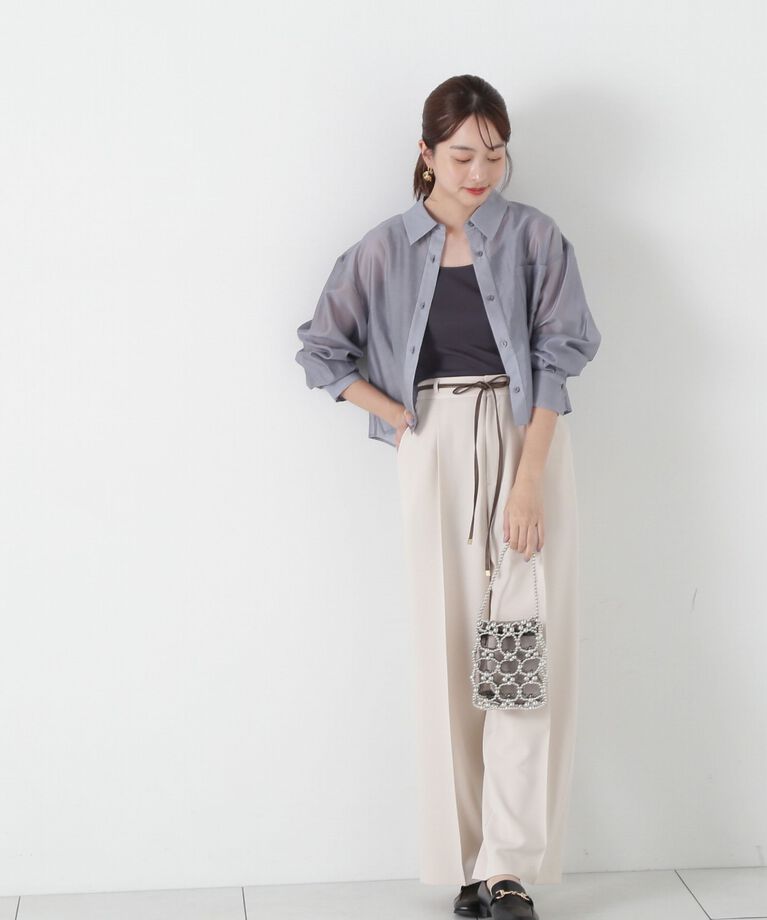 PROPORTION BODY DRESSING「シアーシャツ」|シャツ・ブラウス|