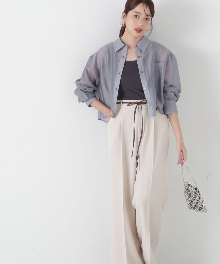 PROPORTION BODY DRESSING「シアーシャツ」|シャツ・ブラウス|