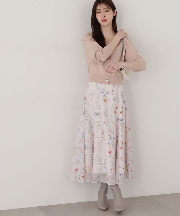 PROPORTION BODY DRESSING「ボタニカルフレアープリントスカート」|スカート|