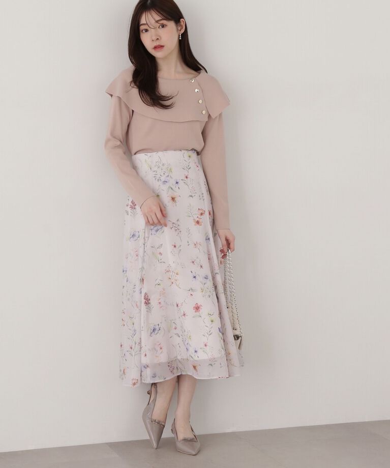 PROPORTION BODY DRESSING「ボタニカルフレアープリントスカート」|スカート|