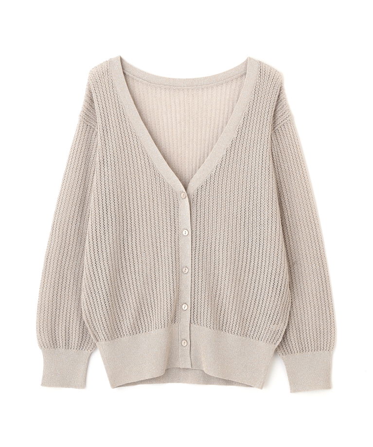 PROPORTION BODY DRESSING「透かし編みミドルカーディガン」|カーディガン|