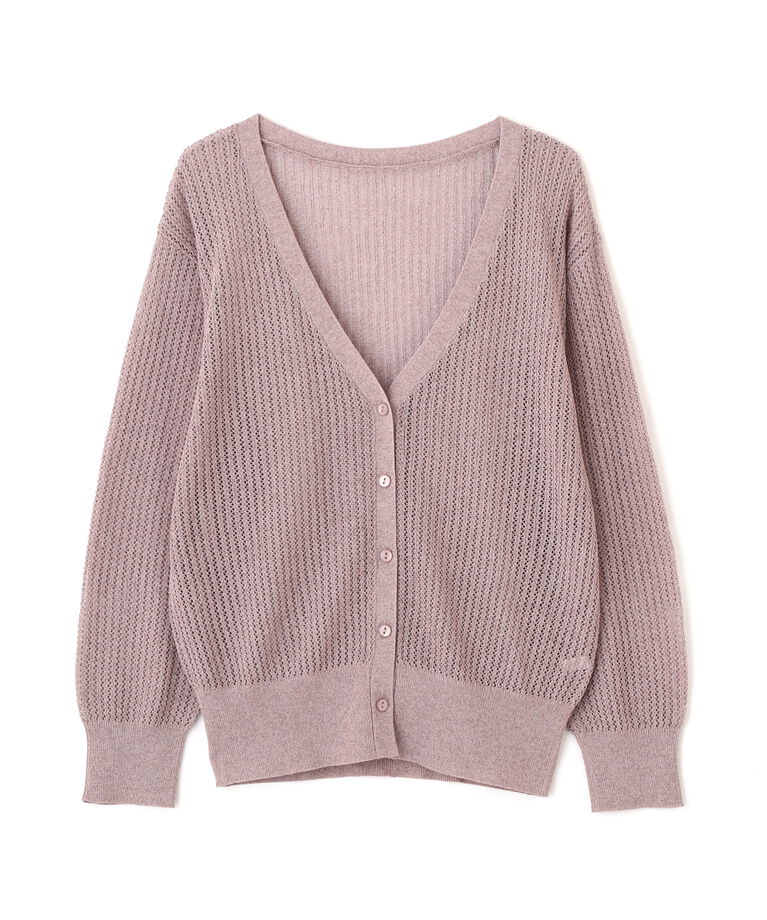 PROPORTION BODY DRESSING「透かし編みミドルカーディガン」|カーディガン|