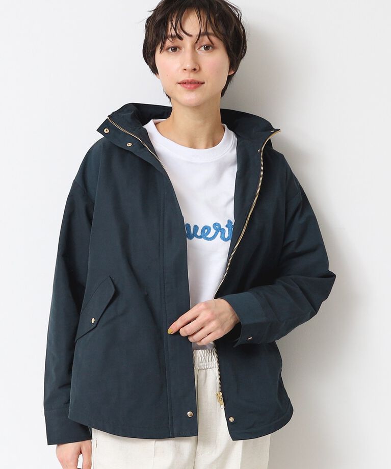 Dessin「【春SALE・撥水・洗える】2WAYマウンテンパーカ（S～L）」|ブルゾン・スタジャン|ネイビー(094)