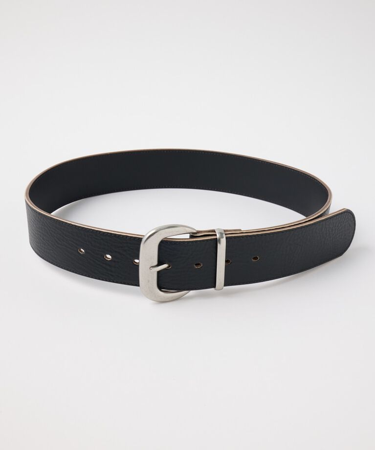 MOUSSY「SPLIT LEATHER ワイドベルト」|ベルト|