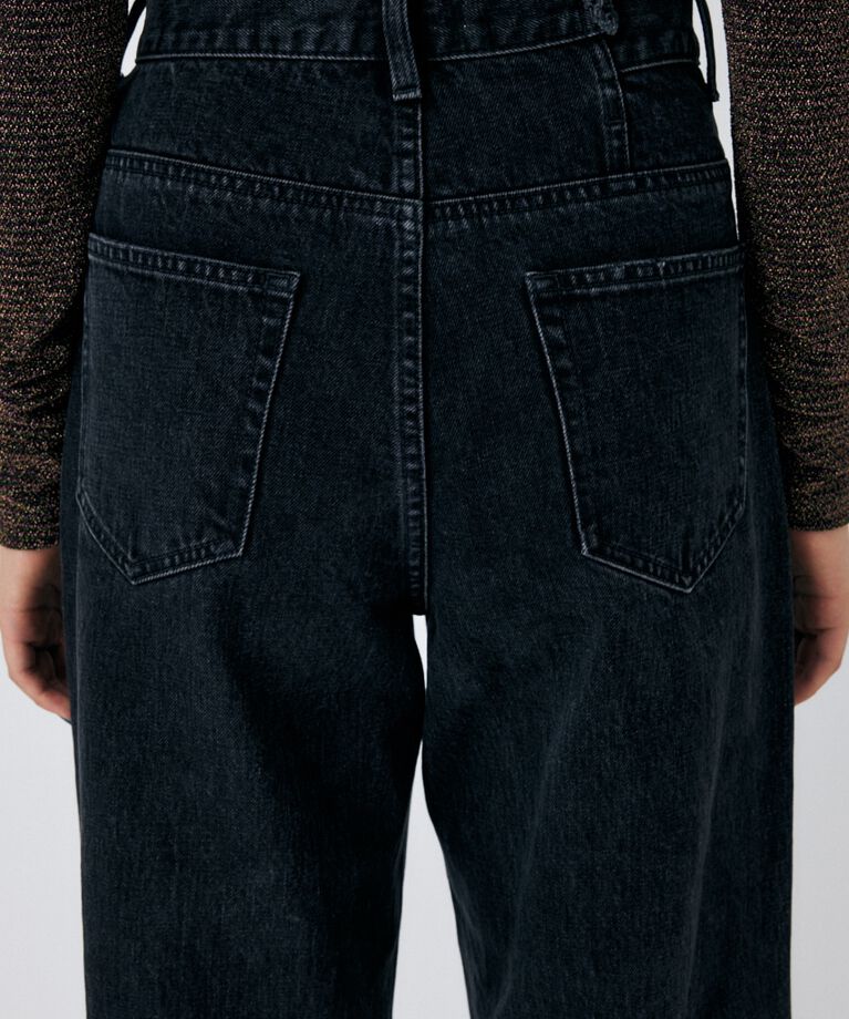 MOUSSY「CROSS WAIST WIDE STRAIGHT」|デニム|