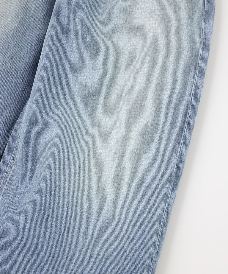 MOUSSY「CROSS WAIST WIDE STRAIGHT」|デニム|