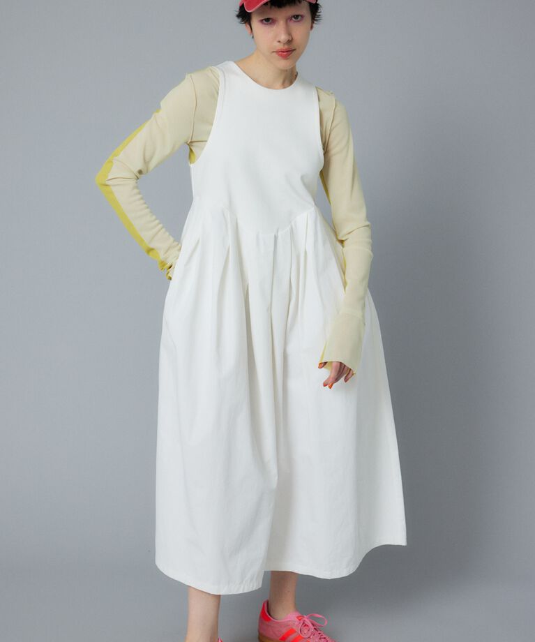 HeRIN.CYE「Box pleats dress」|ワンピース|WHT