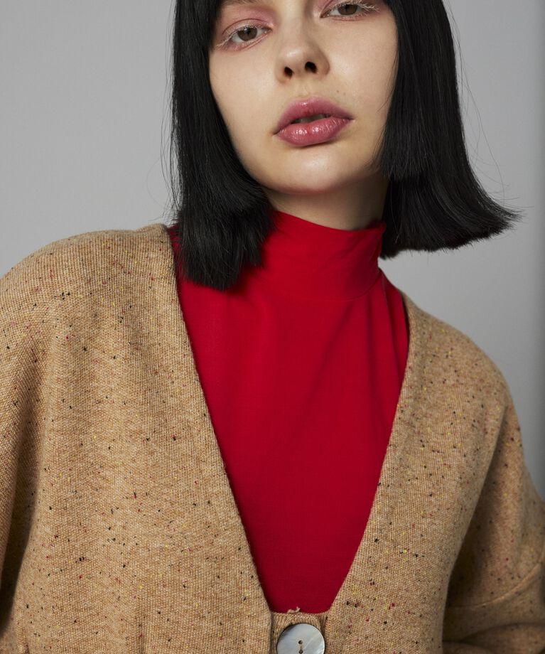 HeRIN.CYE「Nep knit cardigan」|カーディガン|
