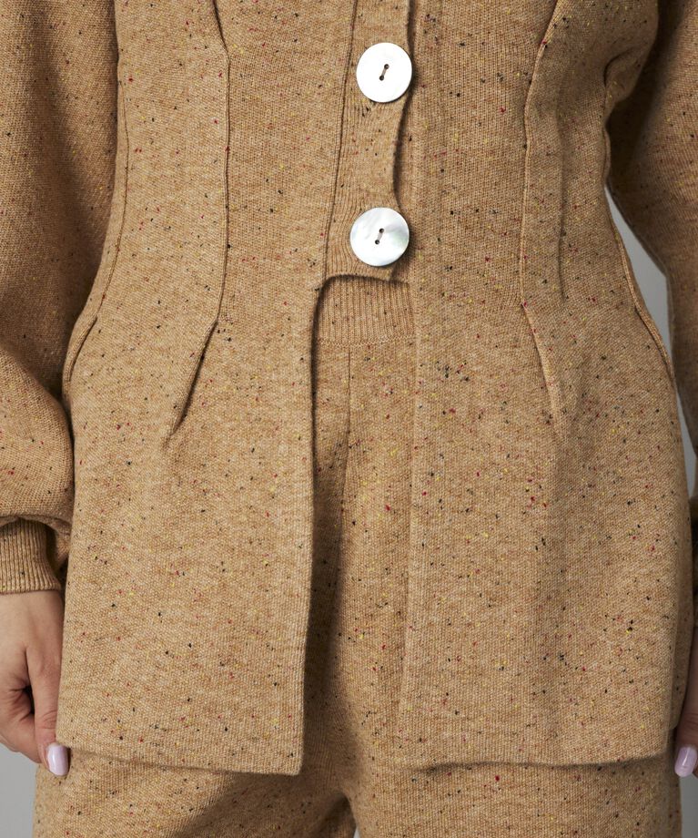 HeRIN.CYE「Nep knit cardigan」|カーディガン|