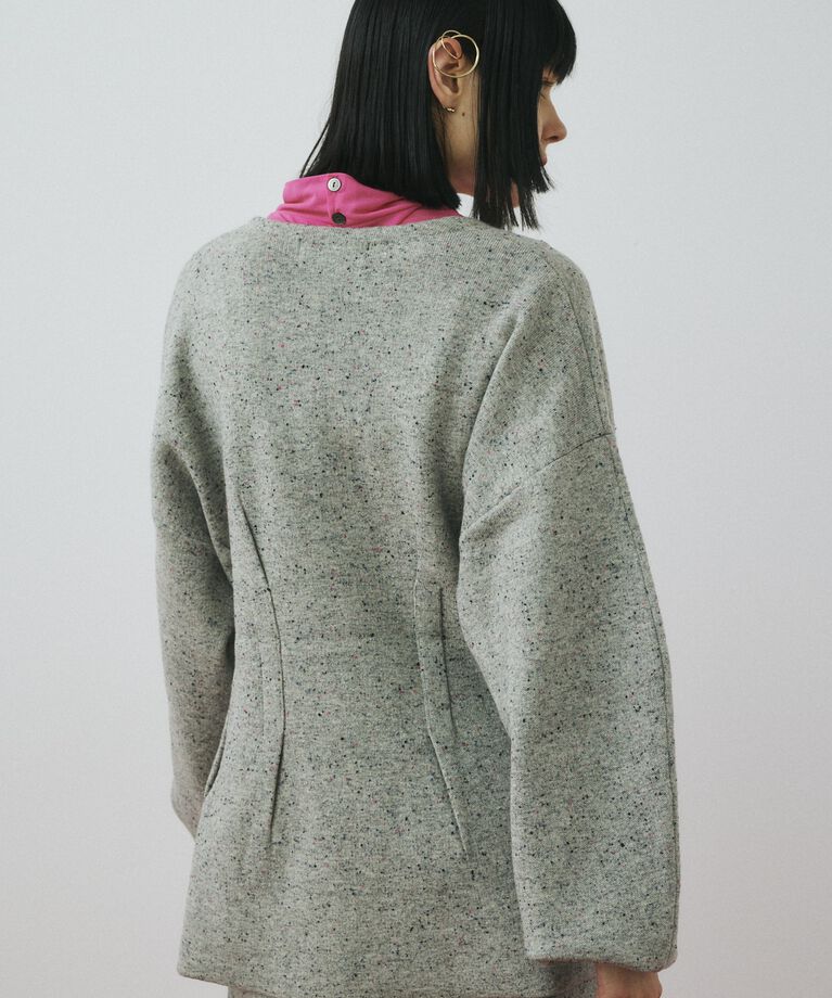 HeRIN.CYE「Nep knit cardigan」|カーディガン|