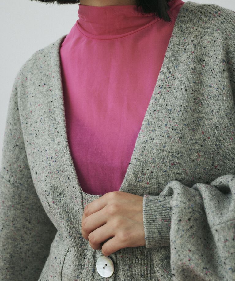 HeRIN.CYE「Nep knit cardigan」|カーディガン|
